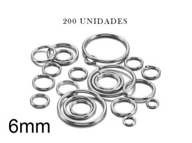 Argollas de Acero 6mm